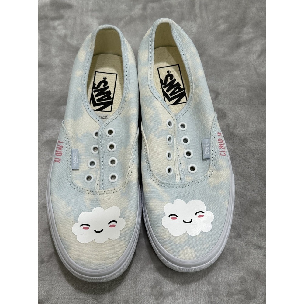 Vans Cloud Print 507698 Sneakers Women's Size 7 Customized See Description New